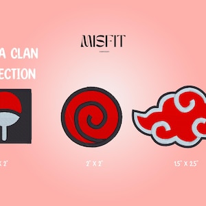 Ninja Clan Collection Embroidered Patches