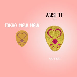 Mew Pendant Embroidered Patch