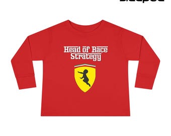 Head of Race Strategy – F1 Toddler Long Sleeve
