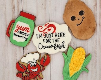 Galletas de cangrejo de río, fiesta de cangrejo de río, hervido de cangrejo de río, hervido de cangrejo, fiesta de camarones, 2 docenas