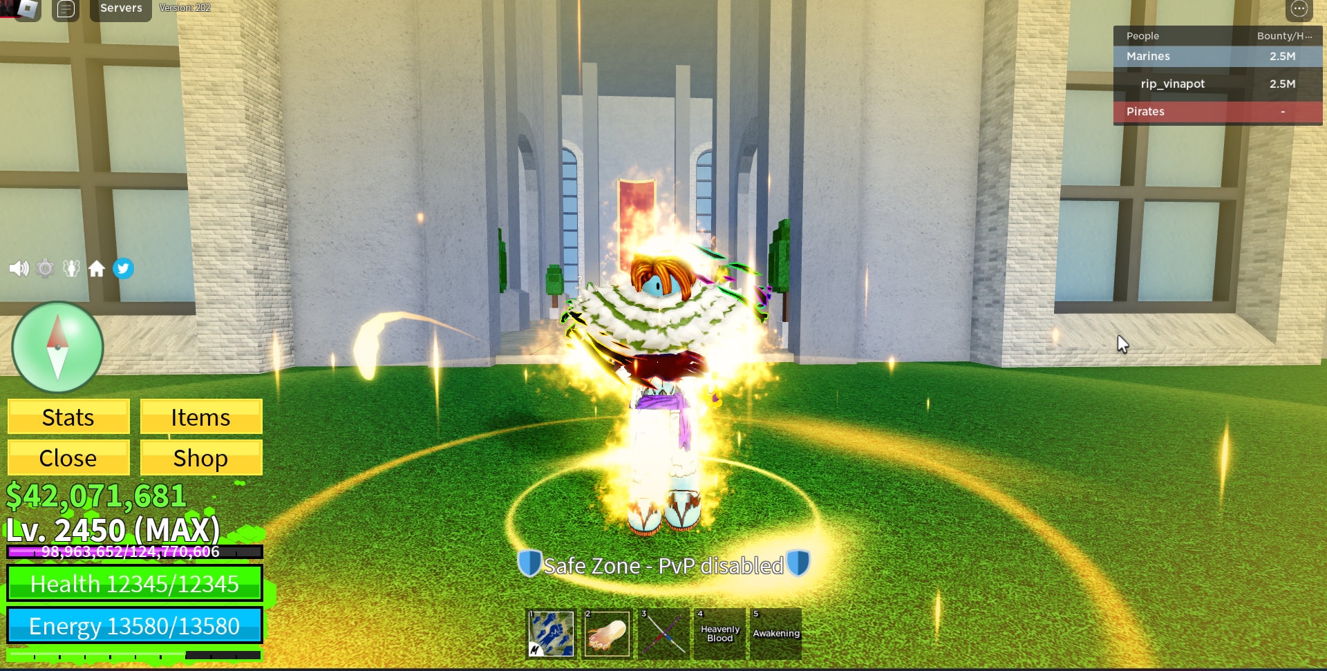 Bloxfruits Permanent Buddha/flame Angel/shark/ghoul V4 