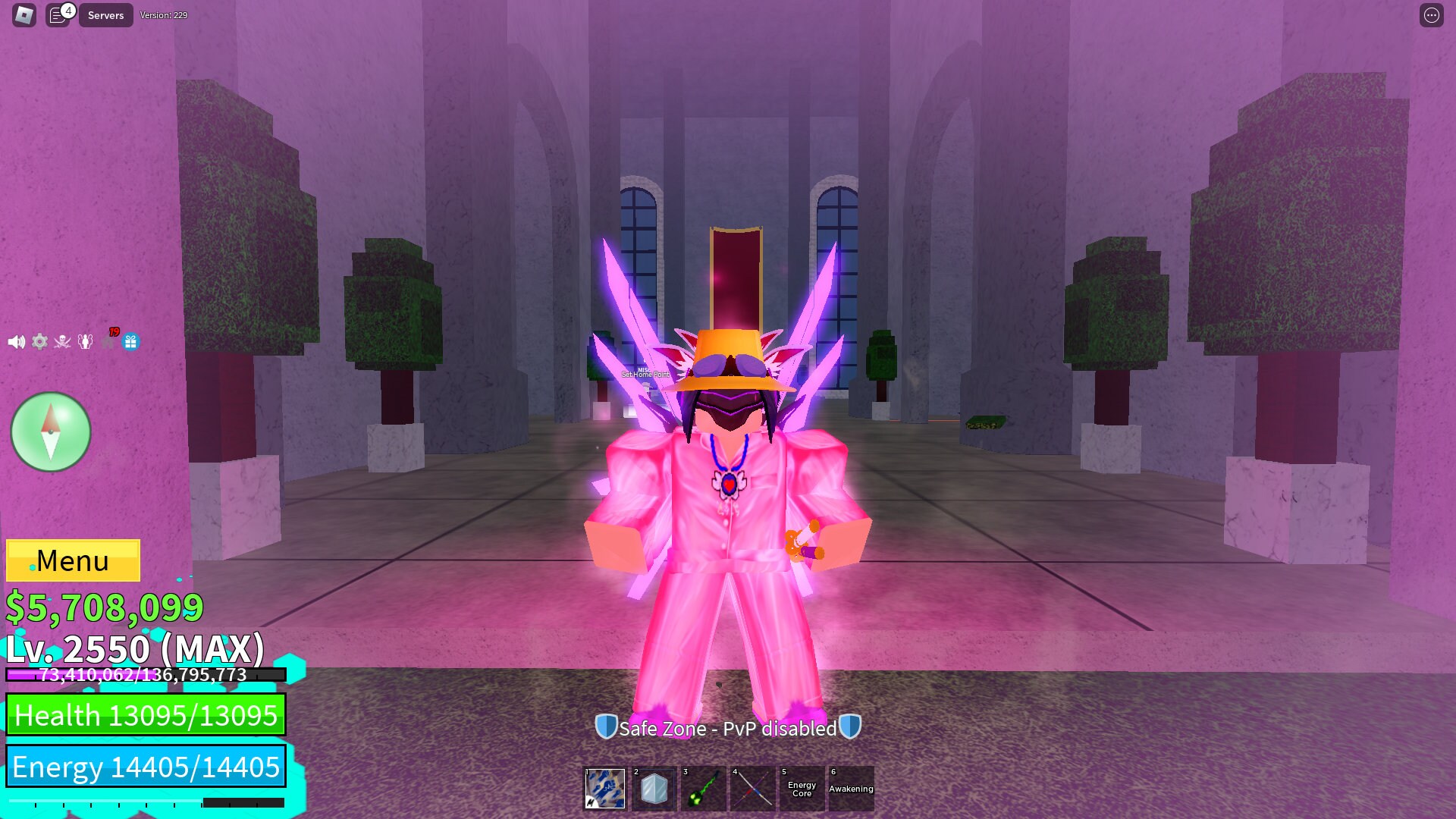 Blox Fruit] Race Mink V4 Tier 1 (awakening) Lv2550