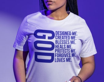 For Crafters Only - Sublimation/DTF/Vinyl - God Created Me