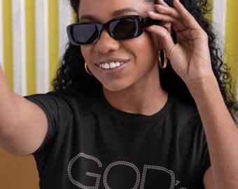 Rhinestone SVG - Christian Template - God's Got Me File - For Crafters Only