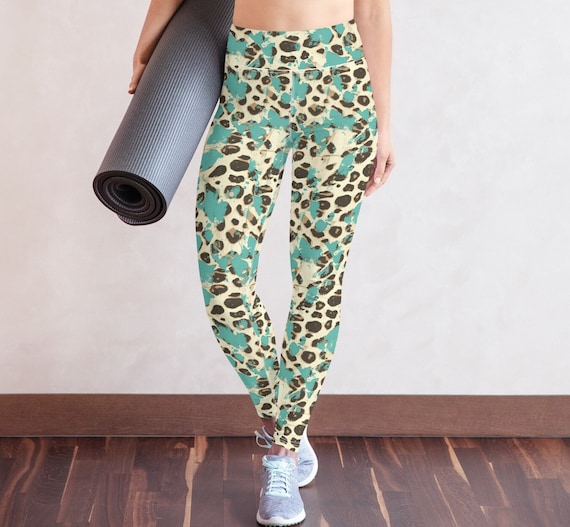 Animal print yoga pants sale