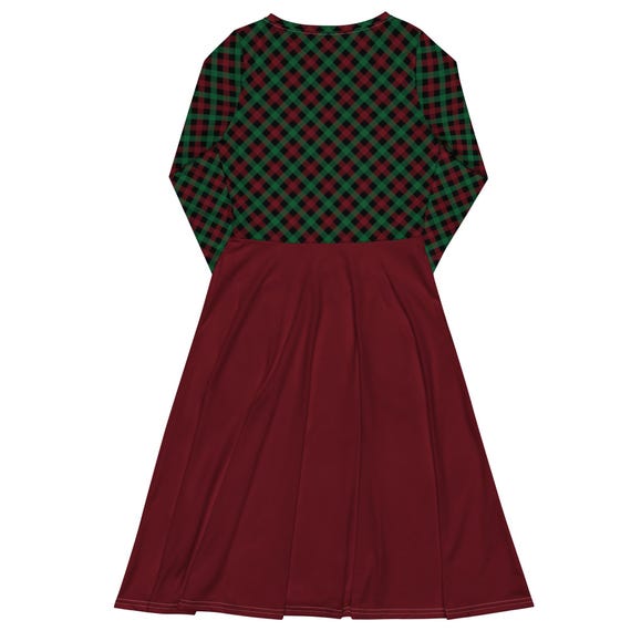 white christmas dresses The Oleander Modest Ruffle Dress main image 1