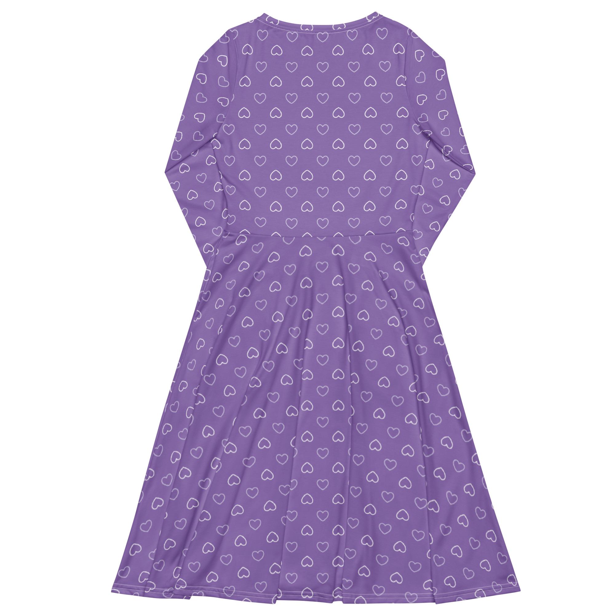 ワンピース Uhr Heart Mom Dress 5-6y purple uhr heart mom dress パープル purple 5-6y