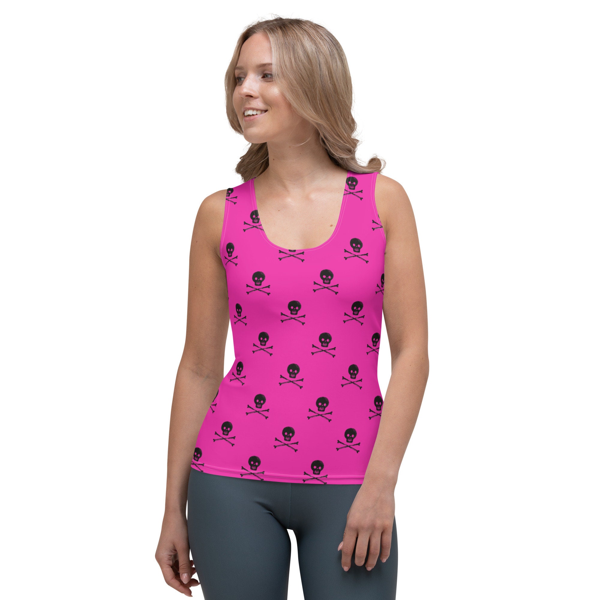 トップス L.B.G. pink skull tank top トップス L.B.G. pink skull tank top L.B.G. pink skull tank top