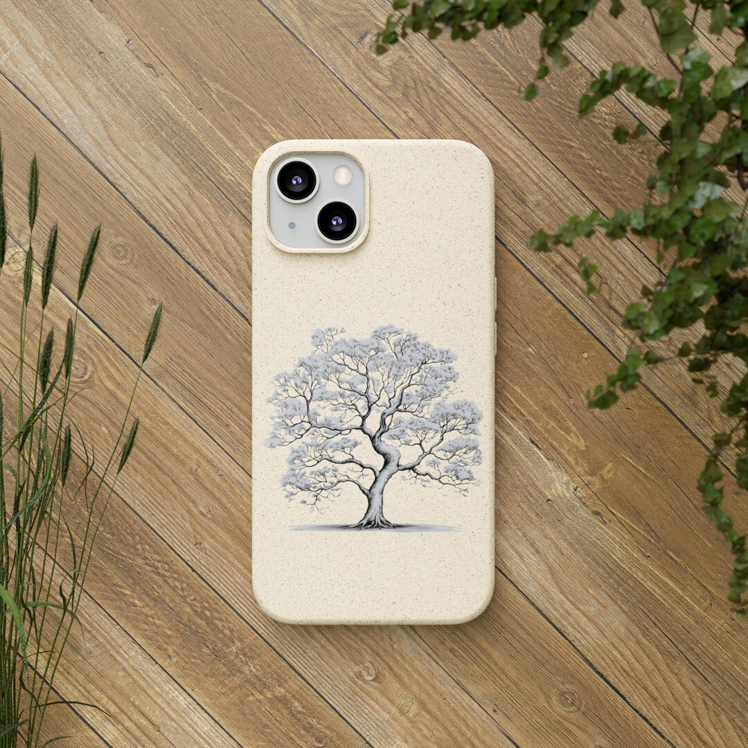 Twisted Oak Biodegradable Phone Cases, Botanical Design, iPhone ...