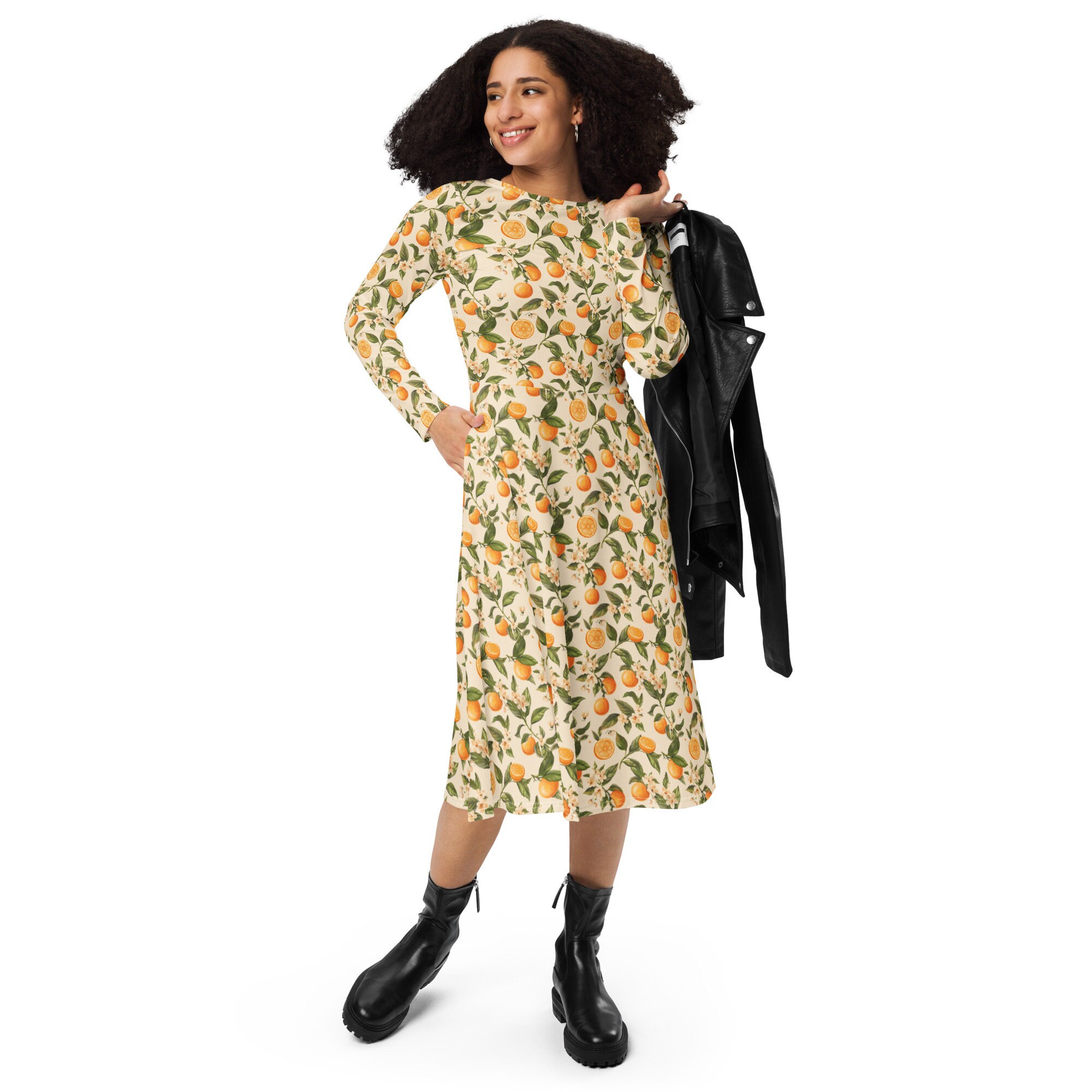 green emerald velvet dress The Rib-Knit Cap-Sleeve Midi Dress main image 1