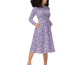 purple xmas dress Women's Christmas Retro Dress, Christmas Party Role-Playing Long Sleeved V-Neck Dress, Purple, 3X-Large : Amazon.ca: Clothing, Shoes & Accessories