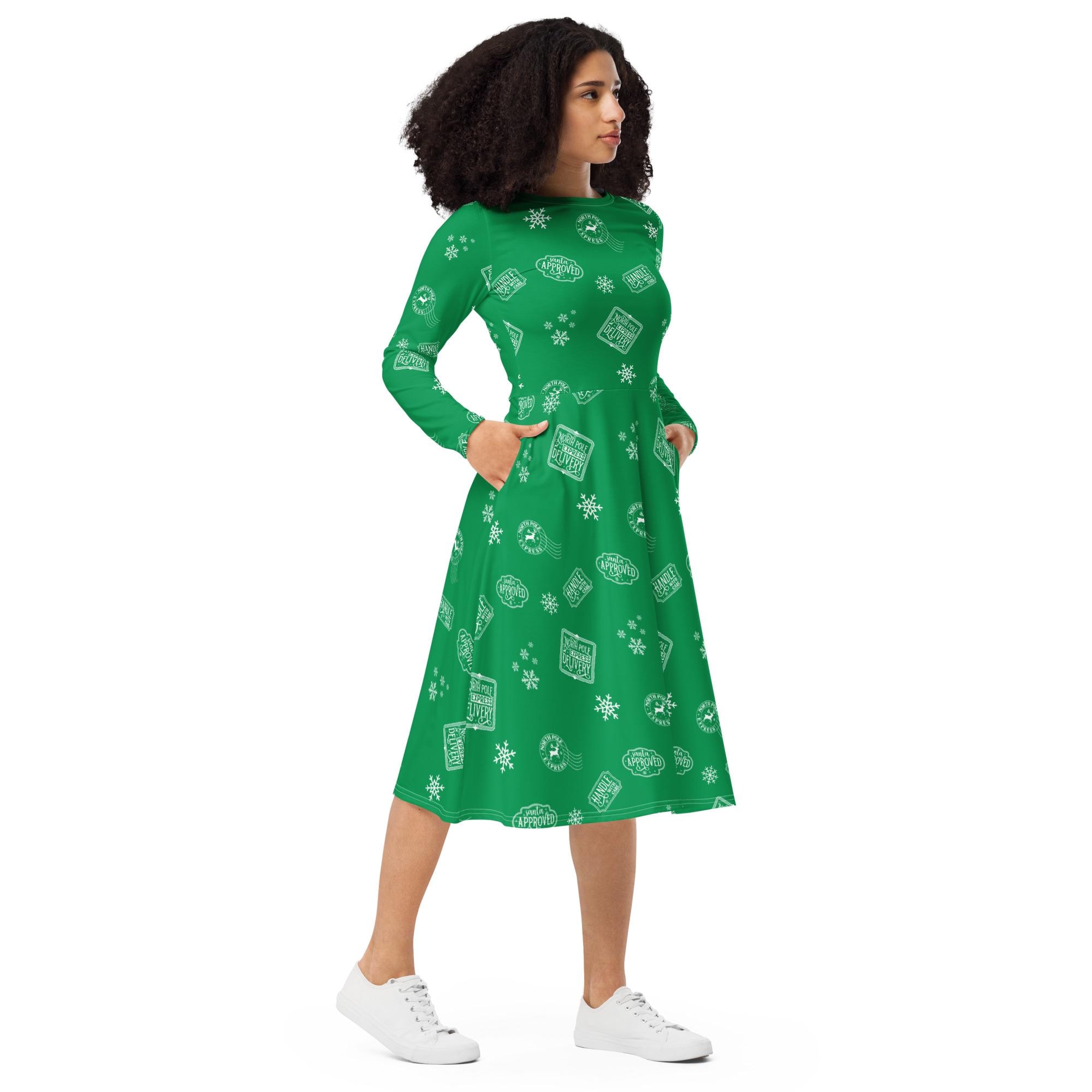green dress express Green Dress - Satin Dress - O-Ring Mini Dress main image 1