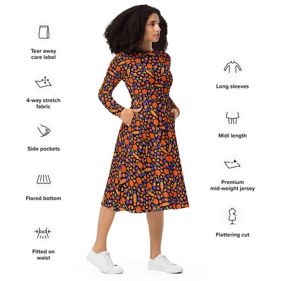 ruffle midi dresses Gauze Ruffle Midi Dress- Terracotta