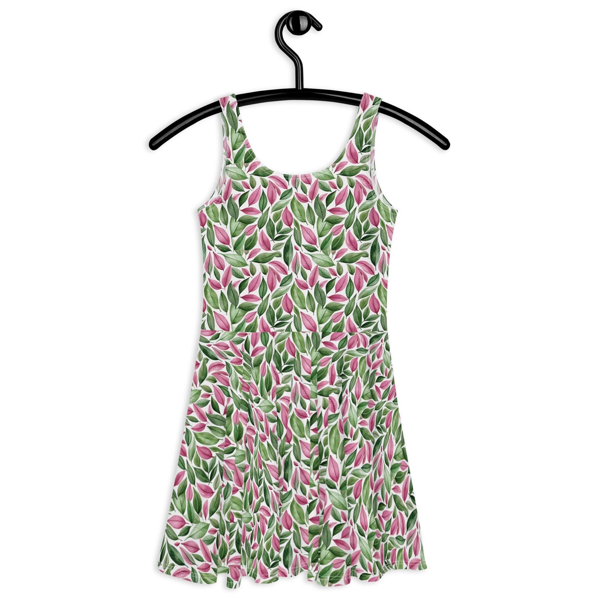 pink and green summer dresses Drawn Floral Print V Neck Tiered Woven Maxi Dress - Green / Pink