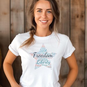 4th of July America Shirt, 4th of July Shirt, patriotic shirt, USA shirt, Freedom Shirt, Patriotic Gift