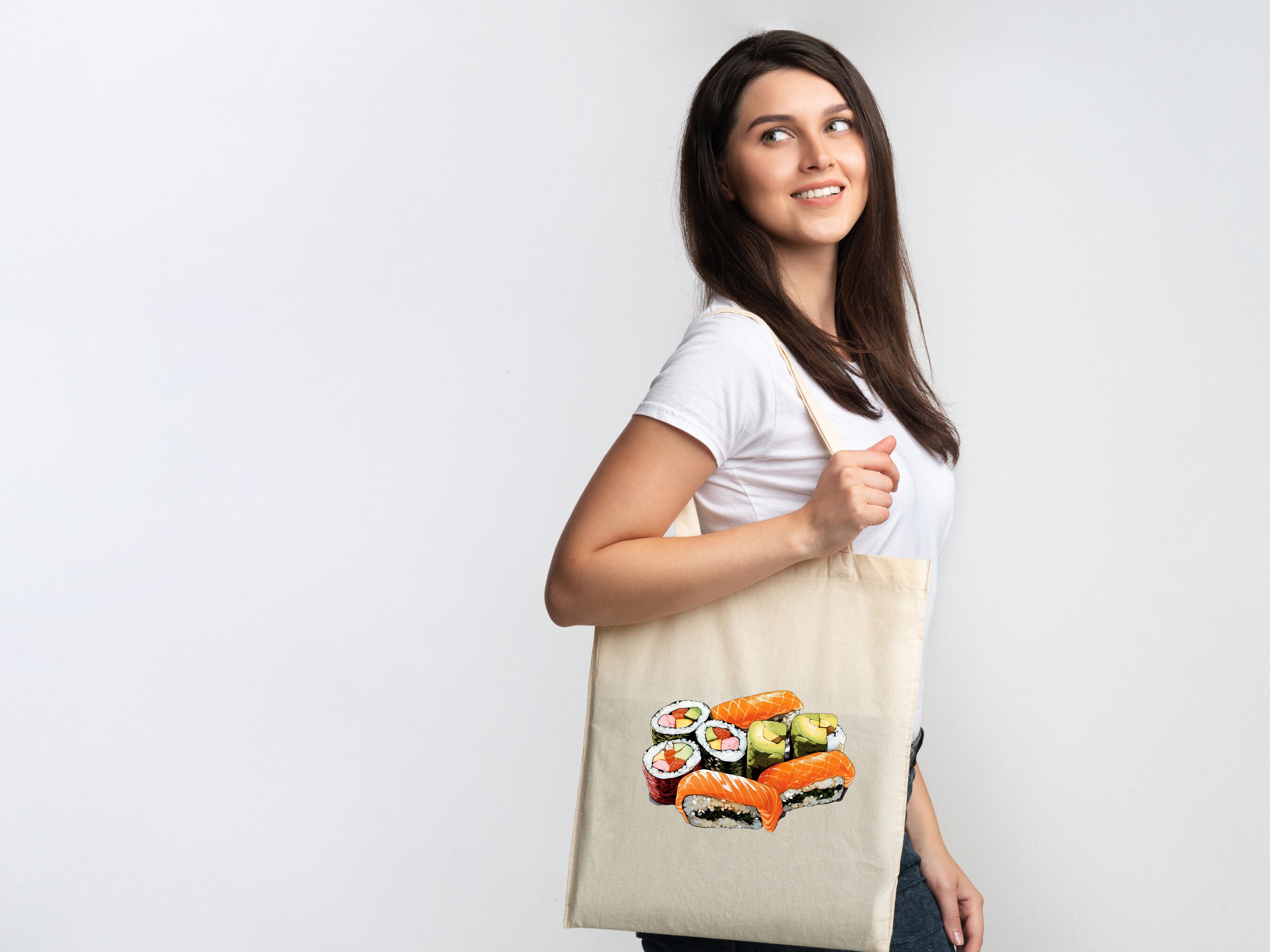 Frufru Japanese-Style Shoulder Bag | Colorful Fruit Print Bag