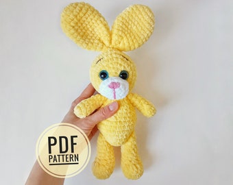 Crochet bunny pattern amigurumi olush animal
