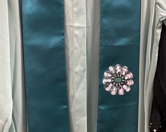 Never Forget Srebrenica / Bosnia Graduation Sash/Stole International Study Abroad Adult Unisex