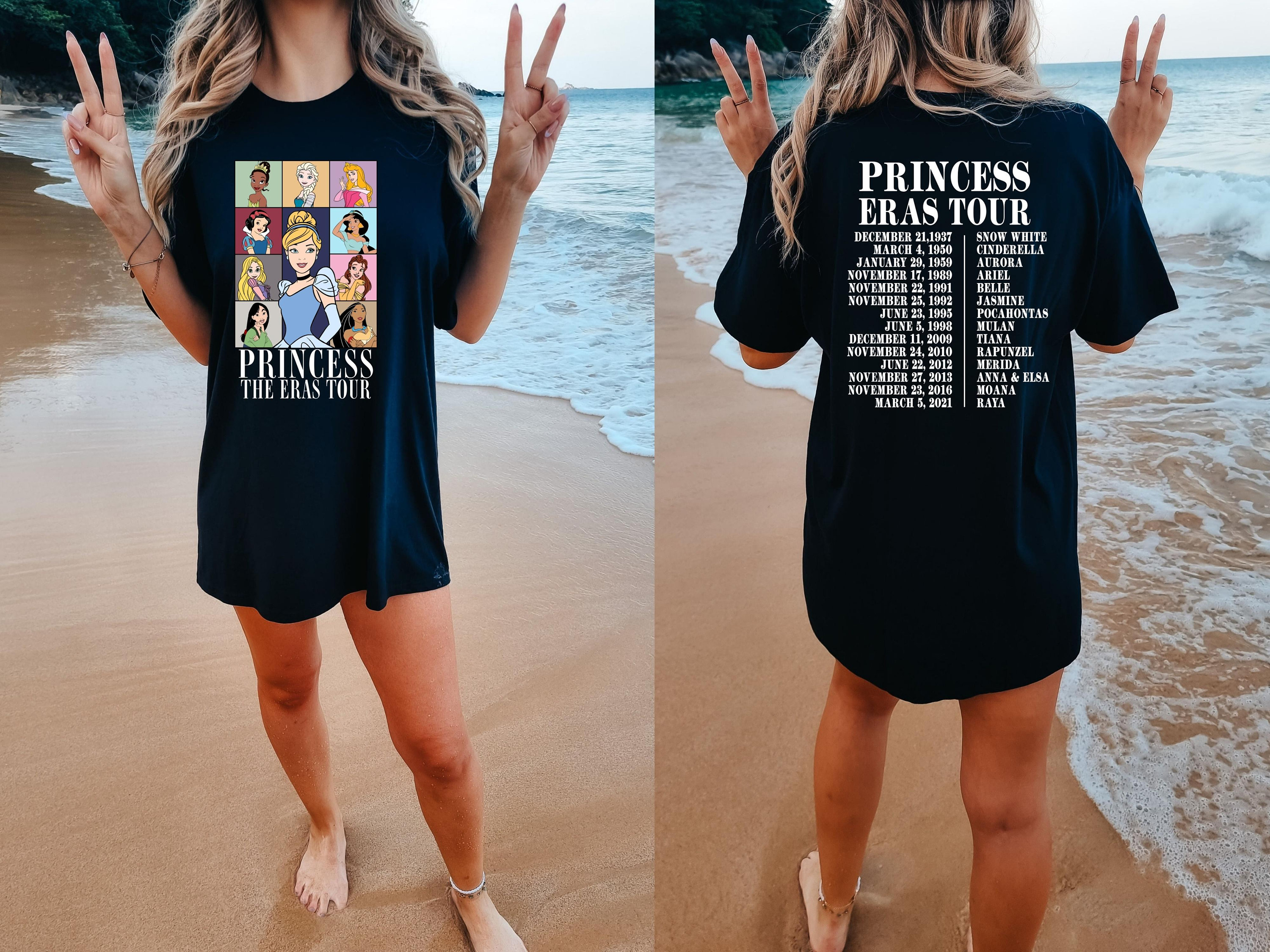 Discover Princess Eras Tour Shirt, Disney Trip Double Sided Tshirt