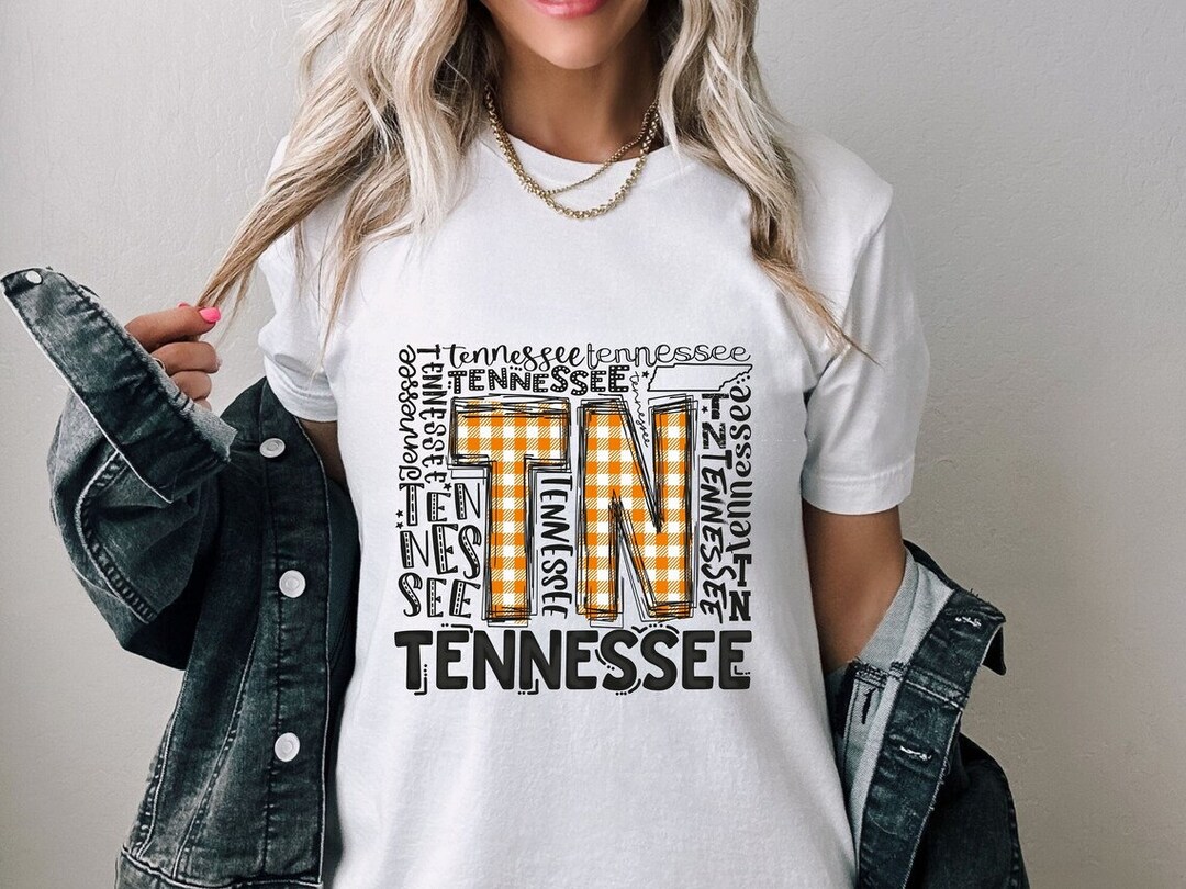 Tennessee Shirt, Tennessee Home Tee, Tennessee State Map Shirt