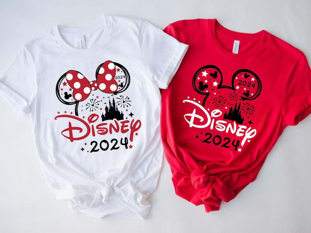 2024 Disney Family Vacation Shirts, Disney Castle 2024 Shirts, Custom