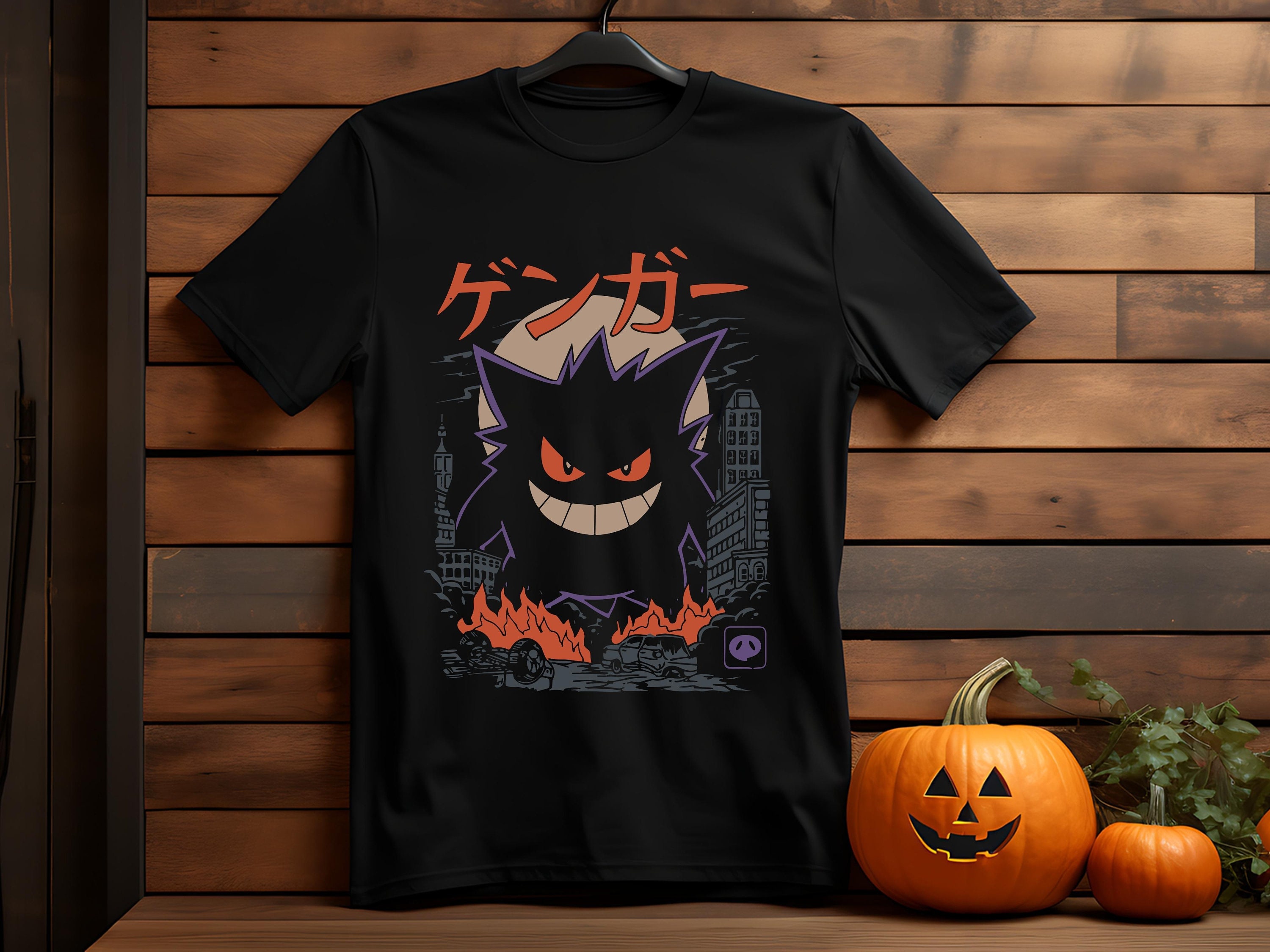 The Mega Ghost Within Gengar Ghastly T-shirt // Shiny Mega 