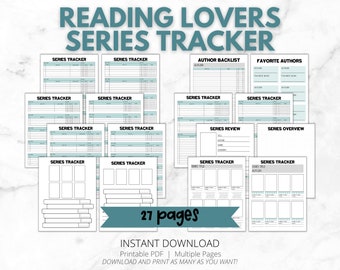 Leseliebhaber Buchreihe Tracker | Printable Lesejournal, Planer | Smut, Book Boyfriends, Spice, Serie, Tropes, Buchbewertungen