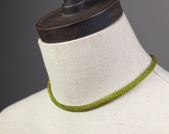 Chain Necklace in Lime