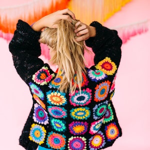 Pattern - Crochet Starburst Back Cardigan 2