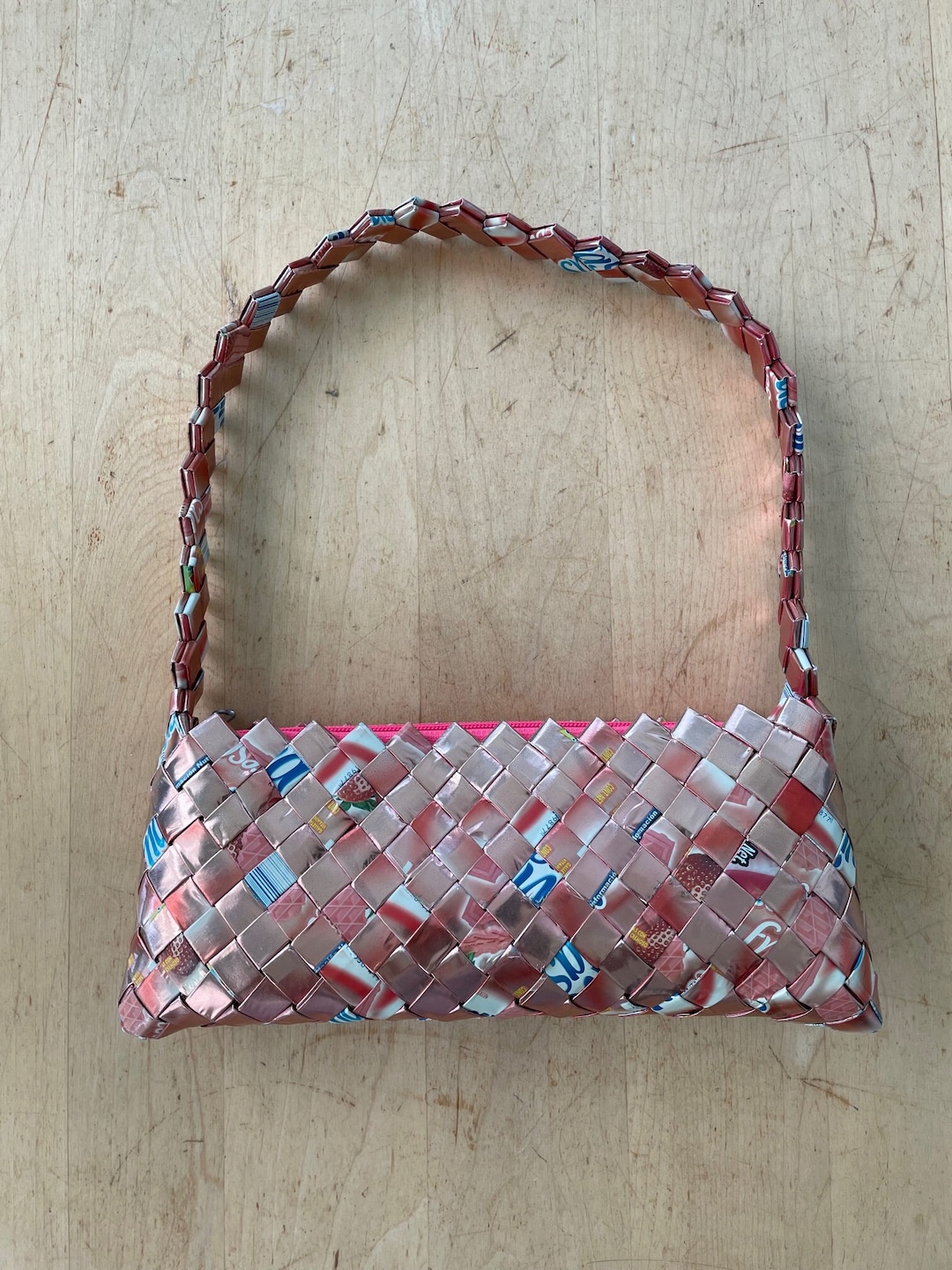 Vintage Prison Tramp Art Small Purse Etsy