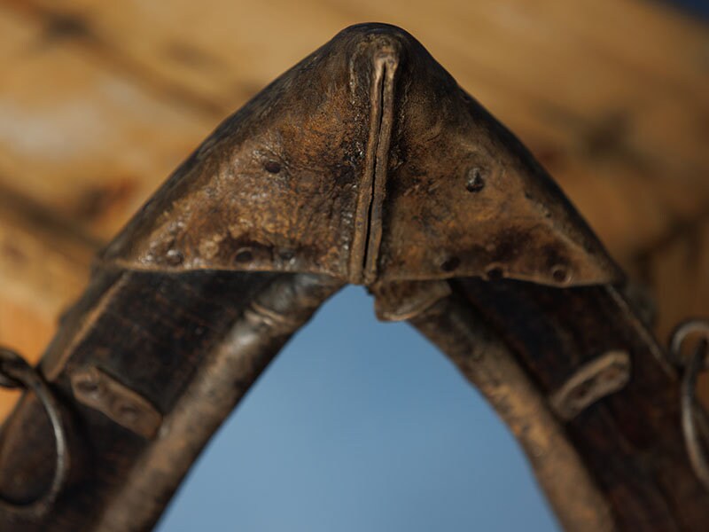 Vintage Leather Horse Collar Mirror. Etsy