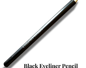 Blackest Black Eyeliner Wooden Eyeliner Pencil Vegan Eyeliner Pencil