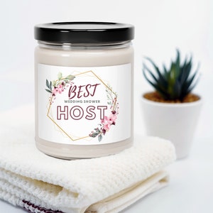 Wedding shower Host Candle, Wedding Shower Favor, Shower Host Gift, Hostess Gift, Bridal Shower Host Gift, Bridal Shower Gift