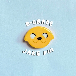 Finn and Jake Handmade Hand-painted Clay Pins | Adventure Time ...