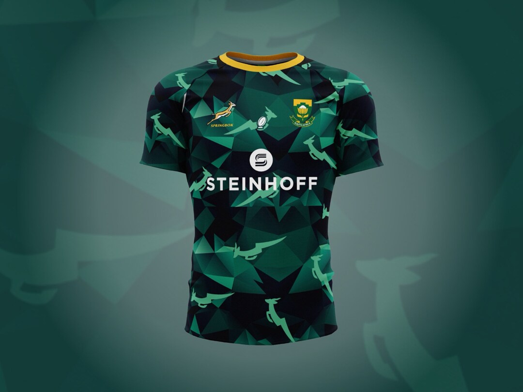 Springboks Camouflage Rugby Shirt / Rugby World Cup 2023 Etsy