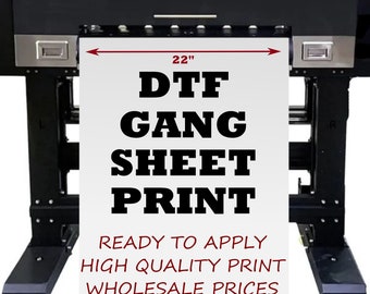 DTF Transfer, Full Color Custom DTF Print, High Quality, Ready To Press Transfers, Wholesale Dtf Print, Custom Heat Transfer, Direct To Film