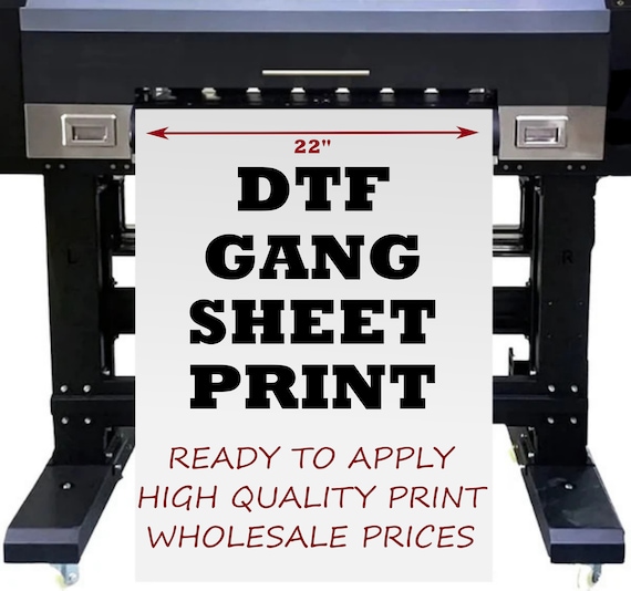 DTF Transfer, Full Color Custom DTF Print, High Quality, Ready To Press Transfers, Bulk Dtf Print, Custom DTF Heat Transfer, Direct To Film