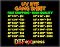 Custom UV DTF Gang Sheet,UV Dtf Sticker,Custom uv-dtf,Cup Wrap Printing,22" Width Uv dtf,Custom Stickers,Uv Dtf Transfers,Wood Glass Metal