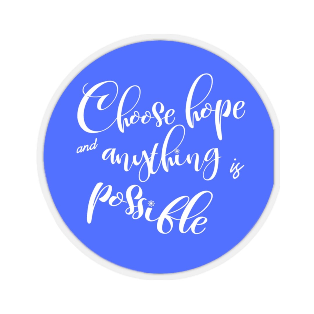 Hope Sticker, Motivational Sticker, Laptop Decals, Tumbler Stickers ...