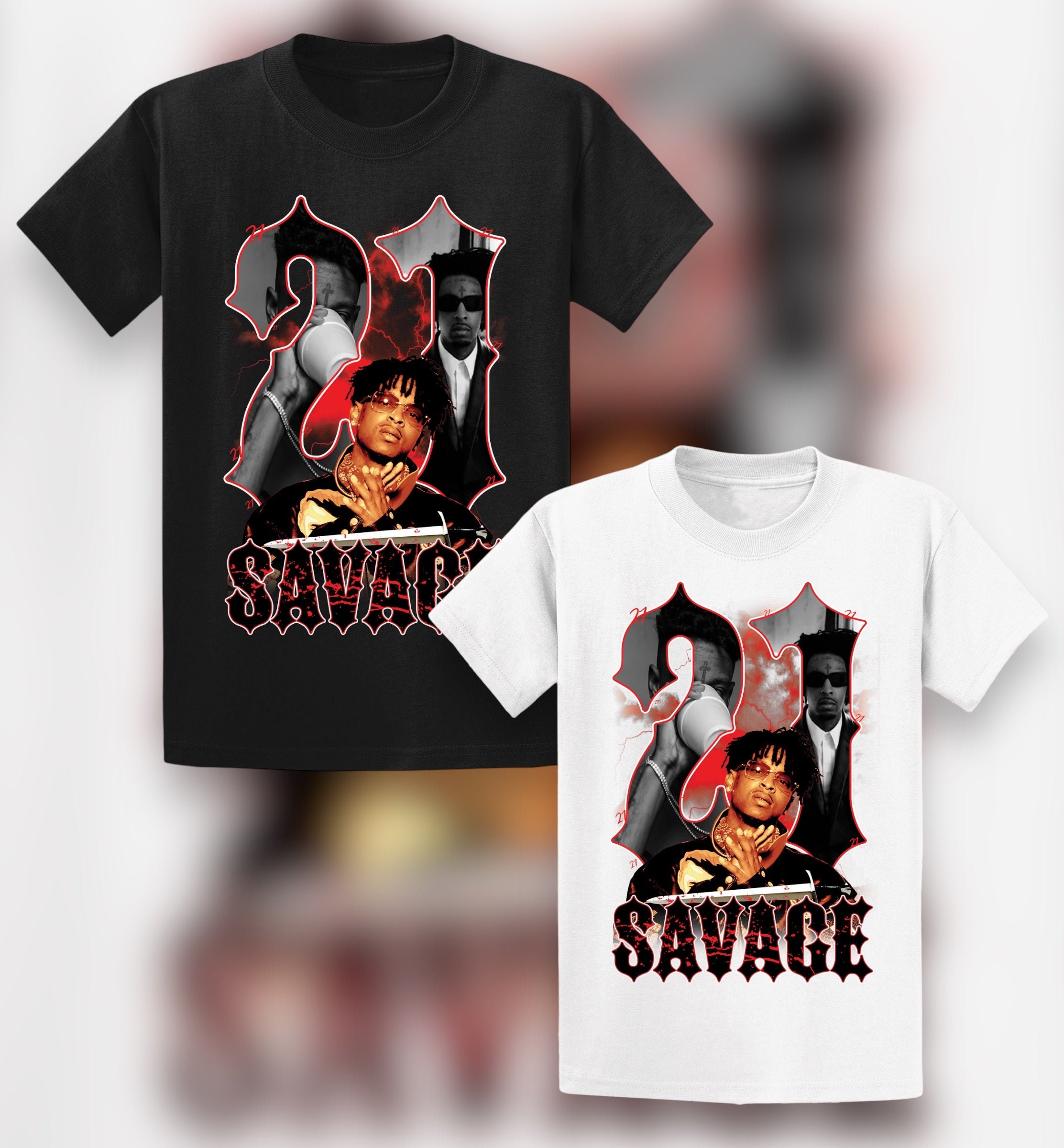 21 Savage Tshirt - Etsy