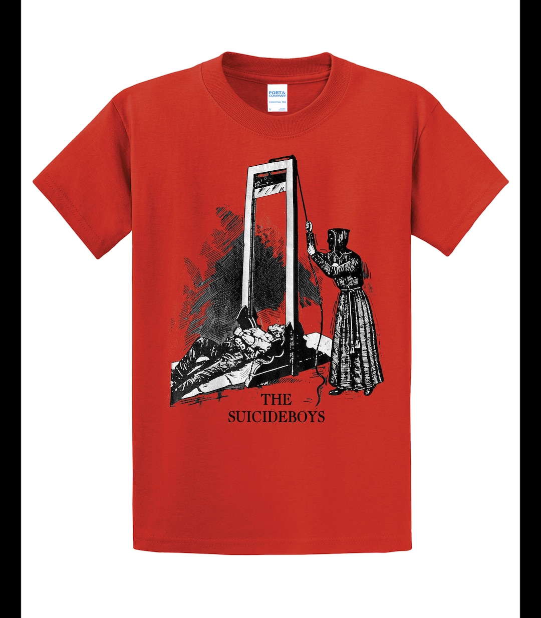 I No Longer Fear The Razor Suicideboys Guillotine Tee I No Longer Fear the Razor Guarding to My