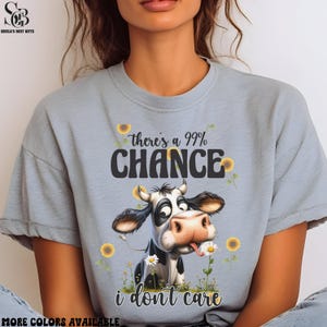 Sarcastic Cow T-Shirt, Tee Gift for Animal/Cow  Lover, Teen Casual Cow Shirt, Farm Style Cow Top, Sarcastic Funny Cow Tee, Summer Cow Tshirt