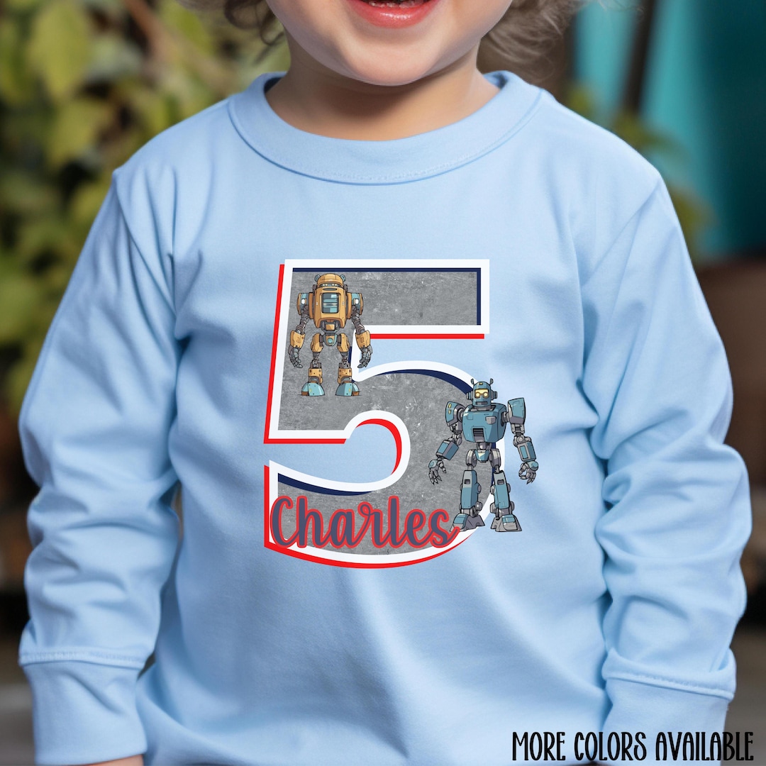 Boys Dark Grey Robot Embroidered T-Shirt With Shorts Sets
