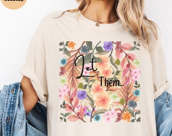Big Flowers Summer Shirt, Botanical Art T-Shirt, Nature Lover Shirt Gift, Floral Tee, Graphic Cotton Shirt, Oversized Flower Tee, Summer Tee