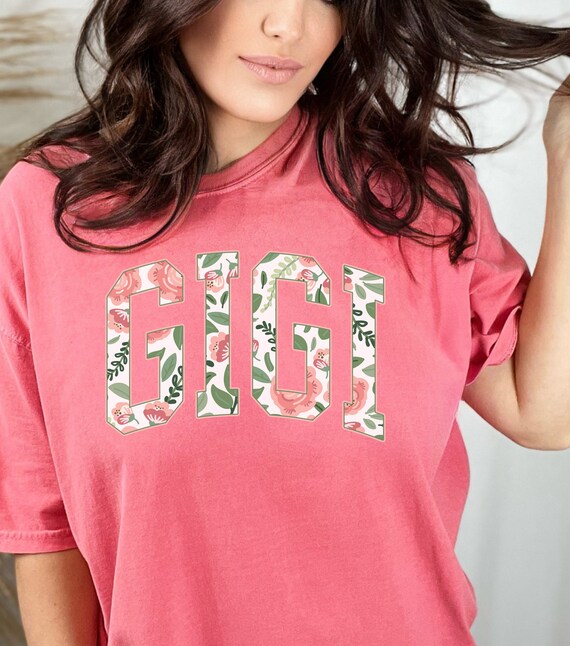 Womens Blessed Gigi Floral Grandma Mother's Day Gift T-Shirt Womens Blessed Gigi Floral Grandma Mother's Day Gift T-Shirt