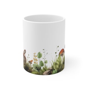 Mushroom Coffee Mug: Boho Watercolor Fungi Design image 5