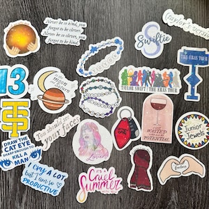 Pop Princess Stickers | Assorted Stickers | Lyrics | Eras | Her Version