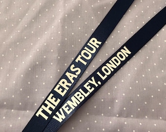 The Eras Tour Lanyard / Custom Lanyard / Taylor Swift / Pulseras de amistad