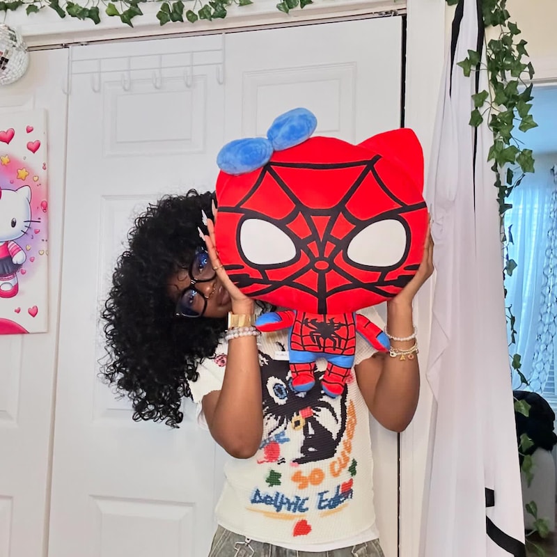 Spider-Man Cat Plush Doll - Perfect Gift for Fans