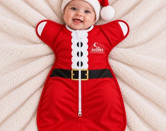 Baby's First Christmas Santa Swaddle Sleep Sack